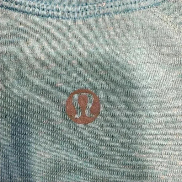 Lululemon men’s performance short sleeve tee shirt Aqua blue size XXL - Picture 9 of 9